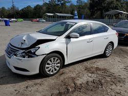 Salvage cars for sale from Copart Savannah, GA: 2014 Nissan Sentra S
