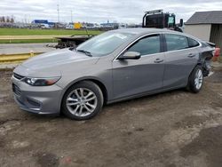 Salvage cars for sale at Woodhaven, MI auction: 2018 Chevrolet Malibu LT