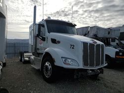 Salvage trucks for sale at Martinez, CA auction: 2017 Peterbilt 579