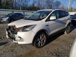 Salvage cars for sale at North Billerica, MA auction: 2016 Ford Escape Titanium