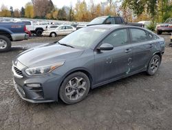 Salvage cars for sale from Copart Portland, OR: 2019 KIA Forte FE