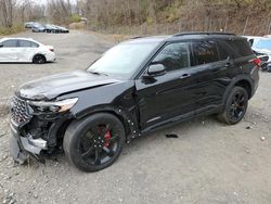 Salvage cars for sale from Copart Marlboro, NY: 2021 Ford Explorer ST