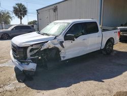 Salvage cars for sale from Copart Riverview, FL: 2021 Ford F150 Supercrew
