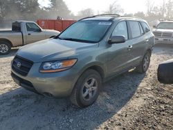 Salvage cars for sale from Copart Madisonville, TN: 2008 Hyundai Santa FE GLS
