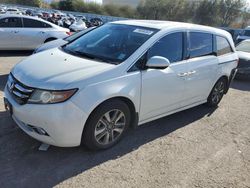 Salvage cars for sale at Las Vegas, NV auction: 2015 Honda Odyssey Touring