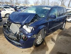 Salvage cars for sale at Bridgeton, MO auction: 2014 Chrysler Town & Country Touring