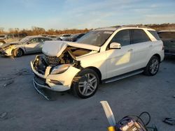 Salvage cars for sale at Cahokia Heights, IL auction: 2015 Mercedes-Benz ML 350 4matic