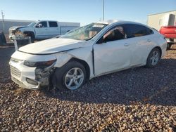 Chevrolet Malibu salvage cars for sale: 2017 Chevrolet Malibu LS