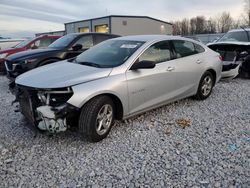 Chevrolet salvage cars for sale: 2017 Chevrolet Malibu LS