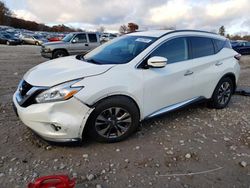 Salvage cars for sale from Copart West Warren, MA: 2017 Nissan Murano S