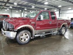 Salvage cars for sale at Ham Lake, MN auction: 2006 Ford F250 Super Duty