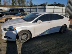 Salvage cars for sale at Spartanburg, SC auction: 2013 Ford Fusion Titanium