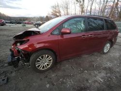 Salvage cars for sale at Candia, NH auction: 2017 Toyota Sienna XLE