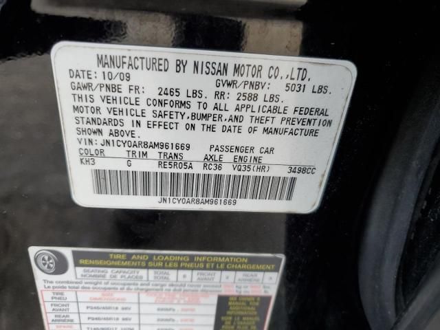 2010 Infiniti M35 Base