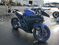 Salvage motorcycles for sale at Martinez, CA auction: 2016 Yamaha YZFR3