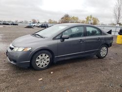 Honda Civic DX salvage cars for sale: 2010 Honda Civic DX