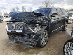 Lincoln Navigator salvage cars for sale: 2018 Lincoln Navigator L Reserve