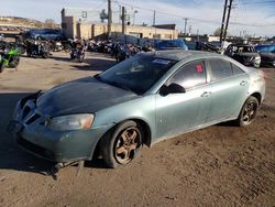 Salvage cars for sale from Copart Colorado Springs, CO: 2009 Pontiac G6