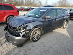 Salvage cars for sale from Copart Leroy, NY: 2019 Nissan Sentra S