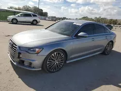 Salvage cars for sale at Orlando, FL auction: 2017 Audi A6 Premium Plus