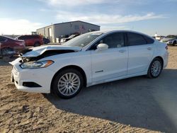 Salvage cars for sale from Copart Amarillo, TX: 2014 Ford Fusion SE Hybrid