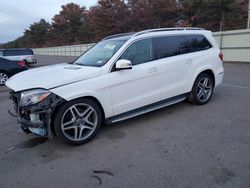 Salvage cars for sale at Brookhaven, NY auction: 2019 Mercedes-Benz GLS 550 4matic