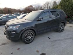 Ford Explorer salvage cars for sale: 2018 Ford Explorer Sport