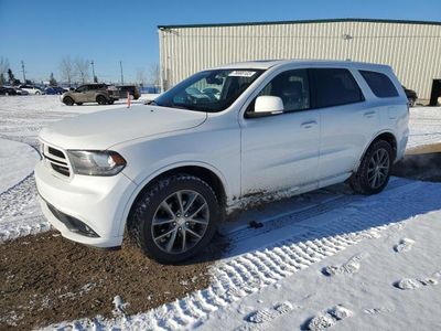 Salvage cars for sale from Copart Rocky View County, AB: 2017 Dodge Durango GT