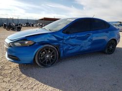 Salvage cars for sale at Andrews, TX auction: 2016 Dodge Dart SE