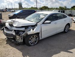 Salvage cars for sale at Miami, FL auction: 2017 Chevrolet Malibu LT