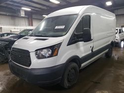 Salvage trucks for sale at Elgin, IL auction: 2017 Ford Transit T-350