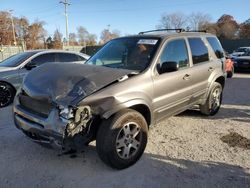 Ford Escape Limited salvage cars for sale: 2004 Ford Escape Limited