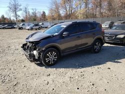 Salvage cars for sale from Copart Waldorf, MD: 2016 Toyota Rav4 LE