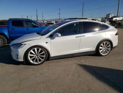 Salvage cars for sale at Los Angeles, CA auction: 2017 Tesla Model X