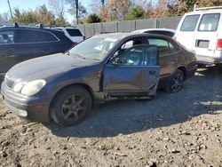 Salvage cars for sale at Waldorf, MD auction: 2002 Lexus GS 300
