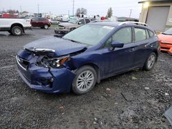 Subaru salvage cars for sale: 2017 Subaru Impreza Premium