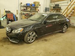 Salvage cars for sale at Ham Lake, MN auction: 2016 Mercedes-Benz E 350 4matic