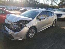 Toyota Corolla LE salvage cars for sale: 2022 Toyota Corolla LE