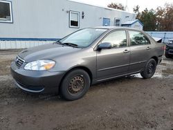 Salvage cars for sale from Copart Lyman, ME: 2007 Toyota Corolla CE