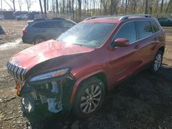 Vehiculos salvage en venta de Copart New Britain, CT: 2017 Jeep Cherokee Overland