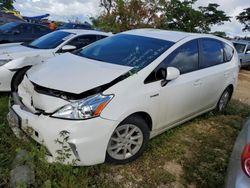 Salvage cars for sale at Kapolei, HI auction: 2013 Toyota Prius V