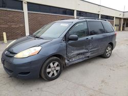 Salvage cars for sale from Copart Wheeling, IL: 2006 Toyota Sienna CE