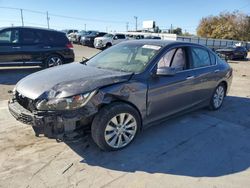 Salvage cars for sale at Oklahoma City, OK auction: 2015 Honda Accord EXL