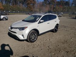 Salvage cars for sale at Waldorf, MD auction: 2016 Toyota Rav4 HV Limited
