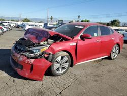 Salvage cars for sale at Colton, CA auction: 2017 KIA Optima Hybrid