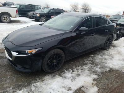 Salvage cars for sale from Copart Montreal Est, QC: 2019 Mazda 3