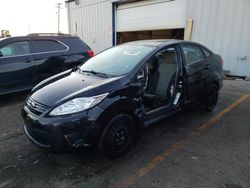 Salvage cars for sale from Copart Chicago Heights, IL: 2013 Ford Fiesta S