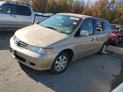 Salvage cars for sale from Copart Glassboro, NJ: 2002 Honda Odyssey EXL