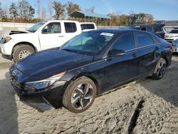 Salvage cars for sale at Spartanburg, SC auction: 2021 Hyundai Elantra Limited