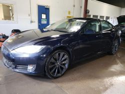 Salvage cars for sale at Ham Lake, MN auction: 2013 Tesla Model S